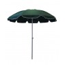 Kulatý slunečník ve tvaru deštníku, hlinková kostra, zelený, průměr 2,5 m