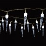 Vánoční osvětlení - rampouchy vnitřní, 8 efektů, 9,9 m