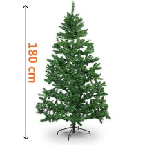 Umělý vánoční stromek se stojanem, výška: 1,80 m