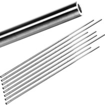 8 ks kovové duté tyče pro stolní fotbálky, průměr 15,9 mm