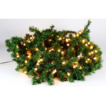 Umělá vánoční girlanda osvětlená, venkovní / vnitřní, 2,7 m, 200 LED