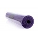 Protiskluzová podložka na jógu / cvičení, 2- vrstvá, fialová / černá, 183x61x0,6cm