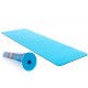 Protiskluzová podložka na jógu / cvičení, 2- vrstvá, modrá, 183x61x0,6cm