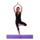 Protiskluzová podložka na jógu / cvičení, 2- vrstvá, fialová, 183x61x0,4 cm
