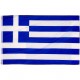 Vlajka Řecka textilní (75 D polyester), s úchyty, 120x80 cm