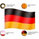 Vlajka německý orel textilní (75 D polyester), s úchyty, 120x80 cm