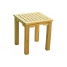 Dřevěná masivní stolička - taburet, venkovní / vnitřní, akácie, 40x40cm