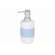Dávkovač na tekuté mýdlo, bílá / bledě modrá, 380 ml
