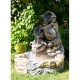 Velká zahradní fontána - kašna, imitace kamenů