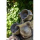 Velká zahradní fontána - kašna, imitace kamenů