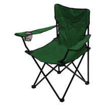 Lehká kempingová skládací židlička, tmavě zelená