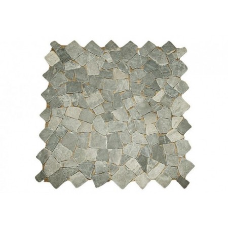 Dlažba / obklad - mozaika z leštěného mramoru šedá, 1 m2