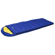 Lehký dekový spací pytel modrý, 10°C