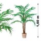 Umělá rostlina jako živá - kokosová palma 160 cm