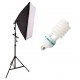 Studiové osvětlen pro fotografování- stativ + softbox + lampa 85 W