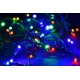Vánoční světelný řetěz barevný, 400 LED diod, 40 m