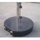 Masivní kruhový stojan na slunečník, leštěný mramor, 40 kg