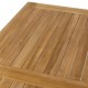 Venkovní jídelní stůl obdélníkový- masivní dřevo teak, 150x90 cm