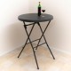 Vysoký kulatý párty stolek ke stání venkovní + vnitřní, skládací, výška 110 cm
