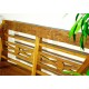 Okrasná dřevěná venkovní lavice z teakového dřeva