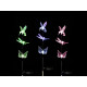 6x dekorativní solární dekorace k zapíchnutí barevné, 88 cm