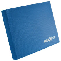 Balanční polštář na cvičení / jógu / fyzioterapii, modrý, obdélníkový, 50x40x6 cm