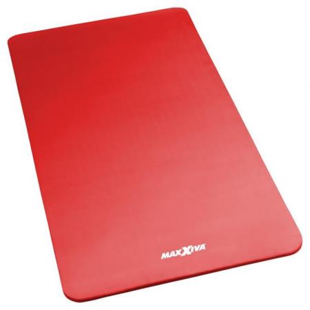 Pěnová protiskluzová gymnastická a fitness podložka červená, 190x100x1,5 cm