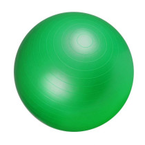 Velký gymnastický míč na cvičení nafukovací s pumpičkou zelený, průměr 55 cm