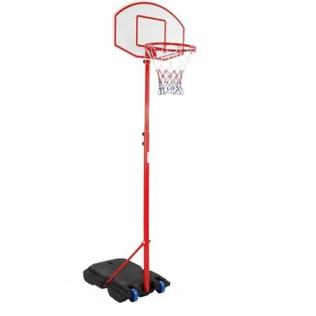Venkovní basketbalový koš s podstavcem výškově nastavitelný 148-236 cm
