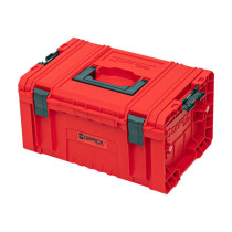 Kvalitní box na nářadí plastový červený, 3x nastavitelná přepážka, 45x33x24 cm