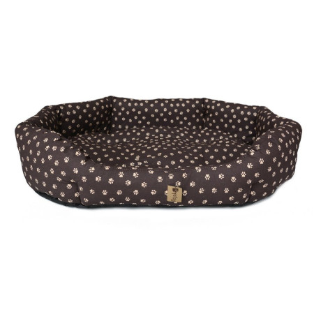 Pelech pro psa tmavě hnědý pratelný, 100% bavlna, 75x60x17 cm