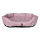 Pelech pro psa růžový pratelný, 100% bavlna, 75x60x17 cm