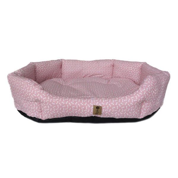 Pelech pro psa růžový pratelný, 100% bavlna, 75x60x17 cm