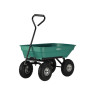 Zahradní vozík čtyřkolový nafukovací pneu, výklopná korba, nosnost 150 kg