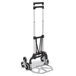 Lehký skládací schodišťový rudl teleskopická rukojeť, pro balíky do 80 kg