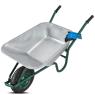Zahradní / stavební kolečko pozink s nafukovacím kolem 100 L, vysoká nosnost 250 kg