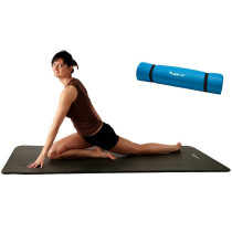 Podložka na jógu, aerobik a cvičení, tloušťka 1,5 cm, tyrkysová