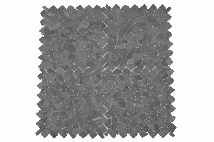 Dlažba / obklad - mozaika z leštěného mramoru šedá, 1 m2