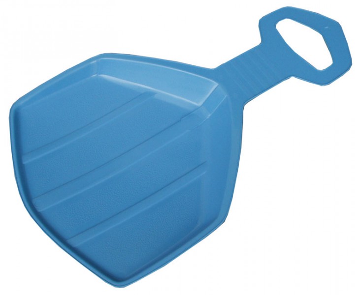 Dětská sáňkovací lopata plastová, modrá