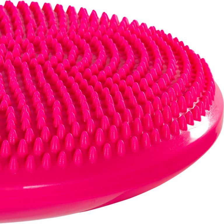 Nafukovací masážní polštář na židli 33 cm, růžový