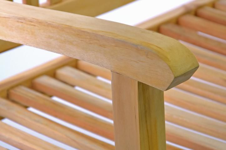 Dřevěná zahradní lavice z masivu 180 cm, teakové dřevo
