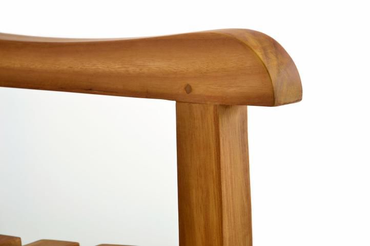 Pevná dřevěná židle z masivu- týkové dřevo