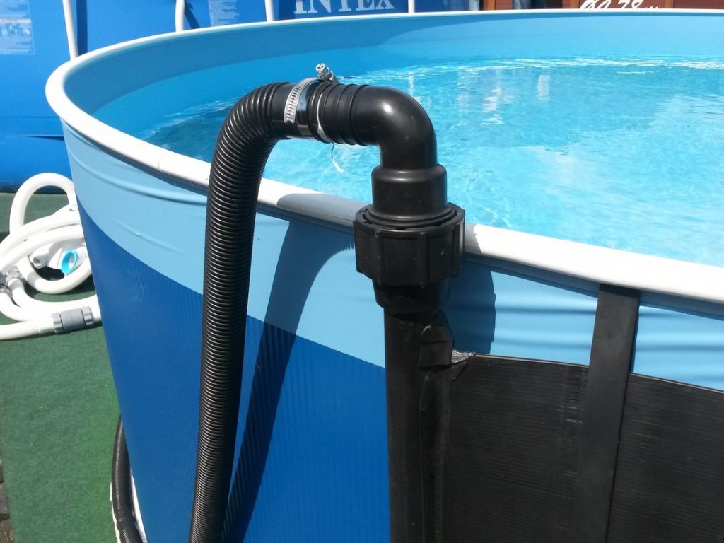 Solární ohřev pro bazény tenký, černý, Slim 180