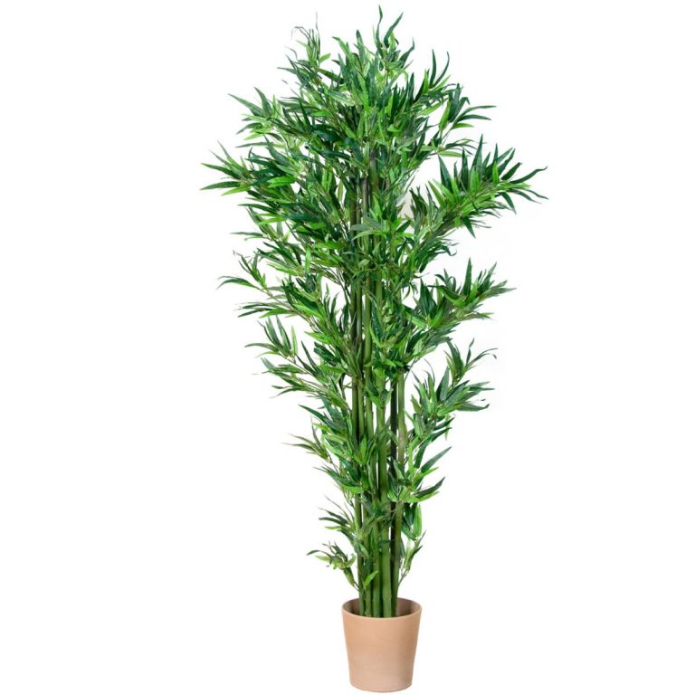 Velká umělá rostlina- bambus jako živý, 190 cm