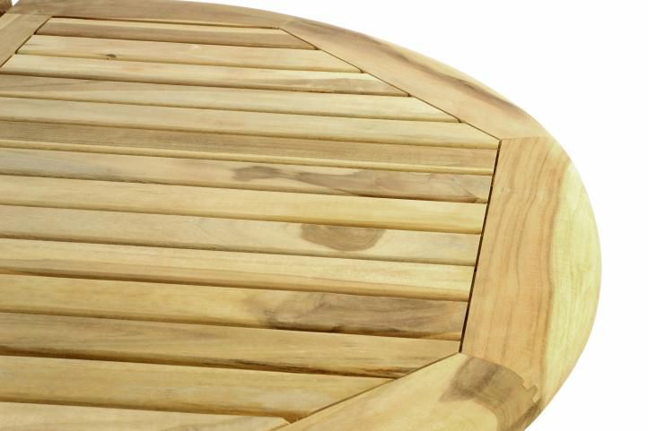 Venkovní stůl z masivního teakového dřeva, rozkládací, 120 - 170 cm