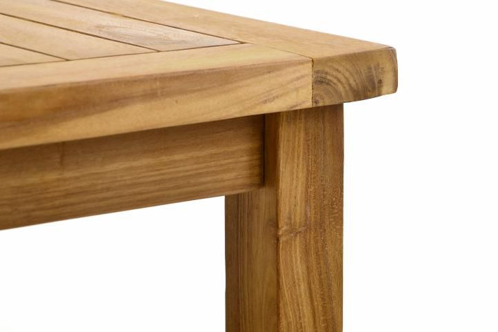 Malý masivní dřevěný stolek, teakové dřevo, 50x50 cm