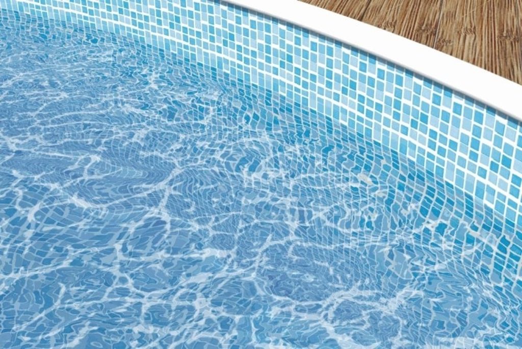 Fólie pro bazény Orlando 3,66x0,9 m, světle modrá mozaika