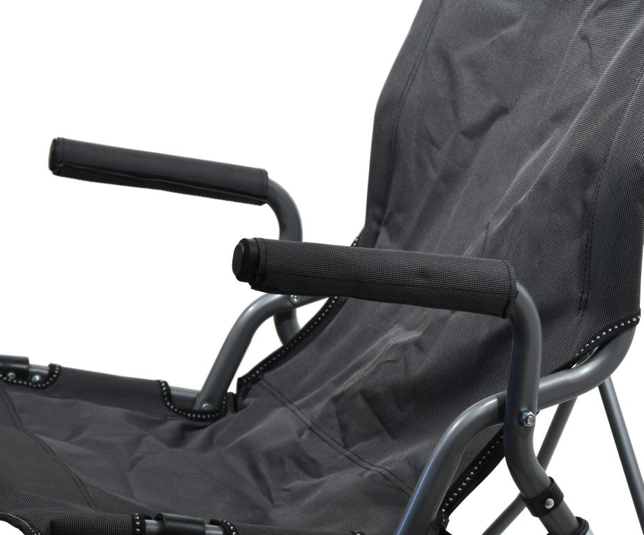 Luxusní bytelná kempinková skládací židle, nosnost 135 kg