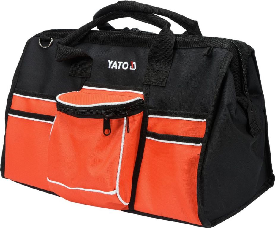 Odolná textilní taška na nářadí a spojovací materiál, 41 kapes, 50x28x25cm