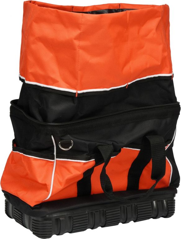 Odolná textilní taška na nářadí s gumovým dnem, 15 kapes, 41x27x22cm